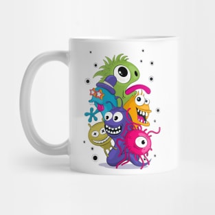 Cheerful company of monsters_4 Mug